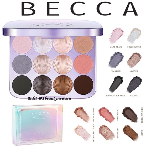 Becca Pearl Glow Shimmering Eyeshadow Palette - see details - Picture 3 of 8